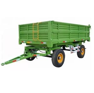 חקלאי 4 גלגלים 3 צדדים dump tiling 5 טון טריילר עבור טרקטור למכירה