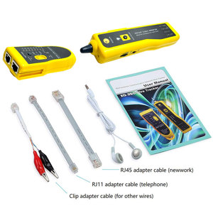Lan Mạng Cáp Detector Tester Tracer công cụ sửa chữa Kit chẩn đoán giai điệu điện thoại dây dây <span class=keywords><strong>Tracker</strong></span> dòng Finder - Product Image 6
