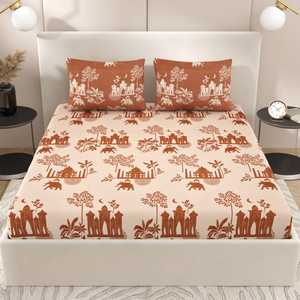 Custom Made 100% Cotton Bed <strong>Sheets</strong> Made in Premium Quality Ideal for Home Textile Stores Suitable for Resale - Product Image 6