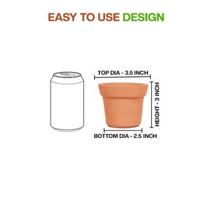 ภาชนะใส่พืชดินเผาขนาด16นิ้วสำหรับกระถางและเครื่องปลูกดอกไม้ - Product Image 1