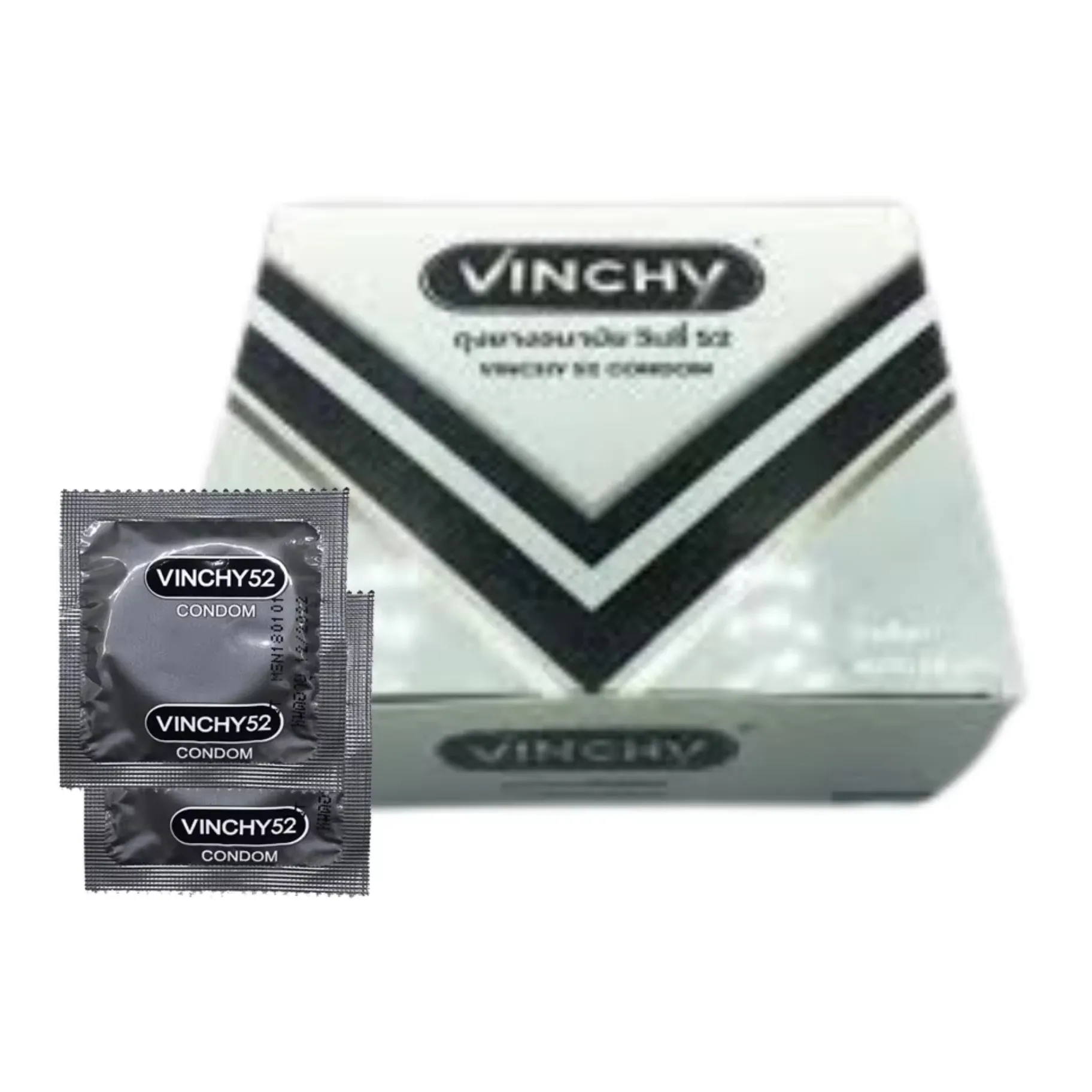 Hot 2024 Vinchy Condones para hombres hechos producto de látex de caucho natural de Tailandia y venta caliente mejor calidad precio directo de fábrica
