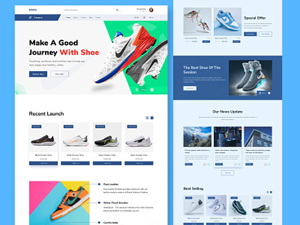 Sviluppatore di siti Web professionale di E-commerce Designer di siti Web di abbigliamento Design, SEO Website Designer di sviluppo Web