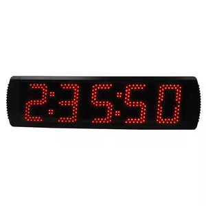 A basso costo rosso LED digitale orologio da parete Multi-funzionale telecomando conto alla rovescia Timer concetto elettronico su sfondo - Product Image 4