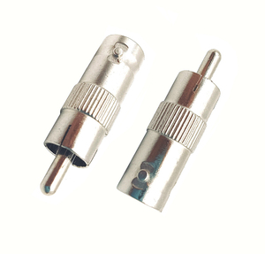 BNC母插孔至RCA公插头同轴电缆适配器闭路电视安全摄像机视频直连接器 - Product Image 3