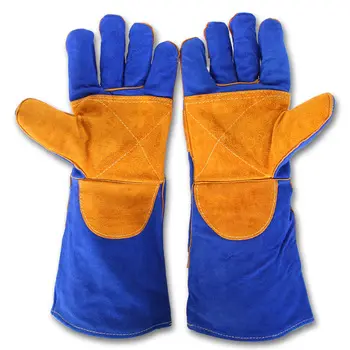 High Performance Welding gloves for heavy industrial work Extra Protection Cowhide Leather Labor Working gloves
