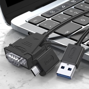 DTECH Industrial Grade Serial Port Kabel 3 Meter Länge USB 3.0 Typ C zu RS232 Kabel unterstützung Win8 10 11 - Product Image 4