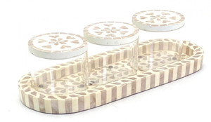 Lọ Kẹo Thủ Công Mẹ Ngọc Trai Acrylic Bộ Lọ Đựng Đồ Vỏ Acrylic Hộp Và Khay Quà Tặng Eid Bộ Dụng Cụ Đột Biến Vỏ Sò - Product Image 2