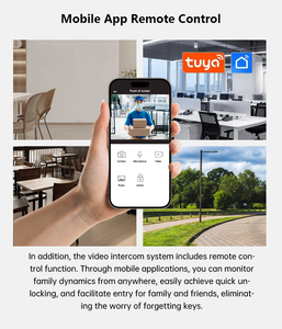 Sistema de timbre de intercomunicación de audio IP compatible con desbloqueo RFIC para apartamentos sistema de intercomunicación de construcción de timbre de video de seguridad