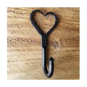 Strong decorative iron hooks with vintage appearance for hanging coats bags <strong>keys</strong> and giving charm to <strong>plain</strong> walls