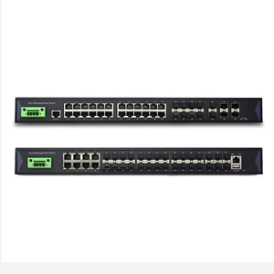 10G ağ anahtarları 24 port fiber ağ anahtarı 8 port utp akıllı anahtar sessiz çalışma - Product Image 1