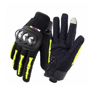 Atacado Personalizado Impresso Luvas Motocross com Stretch Feature Touch Screen Função Fibra De Carbono Motocicleta Luvas