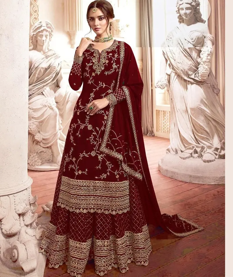 Vêtements indiens et pakistanais exclusivement tendance série costume pour femmes disponible au prix de gros de l'Inde les femmes portent le costume