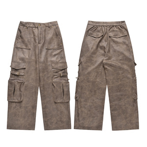 Hot Selling Men's Cotton Canvas Tactical Trouser Pants Hiking Hunting Multi Pockets Safari Cargo Pant Full Trousers for men - Product Image 1