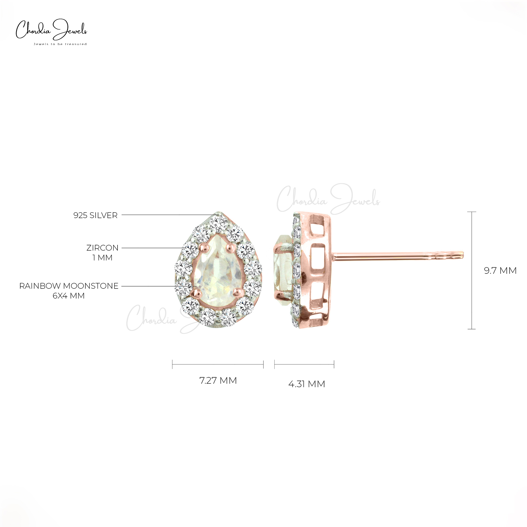 Rhodium Plated