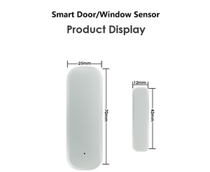 Tuya Mini Wifi inalámbrico magnético puerta y ventana Sensor aplicación alerta puerta movimiento Monitor detector de movimiento sensores para hogar inteligente - Product Image 5
