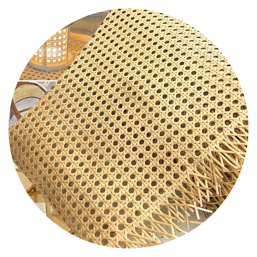 Fast Delivery Handmade Non-toxic Rattan Mesh Roll Webbing Cane Ratan Natural for Rattan Wardrobe/ Ms. Shyn +84382089109