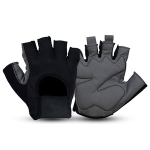 Luvas Ciclismo respirável com Gel Padding e <span class=keywords><strong>Hook</strong></span> & <span class=keywords><strong>Loop</strong></span> Encerramento <span class=keywords><strong>Strap</strong></span> Feito de tecido de malha