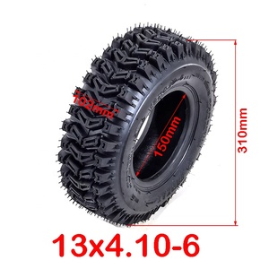 13X4.10-6 אינץ צמיגי ואקום קטן 4 גלגל אופנוע טרקטורונים ללכת Kart מיני Quad 47cc 49cc שלג אופנוע צמיגים