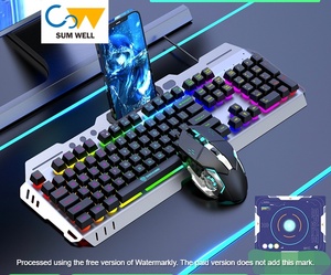 Real Mechanical Feel <strong>Keyboard</strong> and Mouse Set Wired Gaming Dedicated <strong>Keyboard</strong> and Mouse <strong>Desktop</strong> Computer Notebook External - Product Image 3