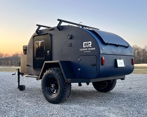 Modern 4x4 Mini gözyaşı Camper römorklar üzerinde en iyi fiyat duş özelliği ile stokta kamp ve seyahat için hızlı teslimat - Product Image 5
