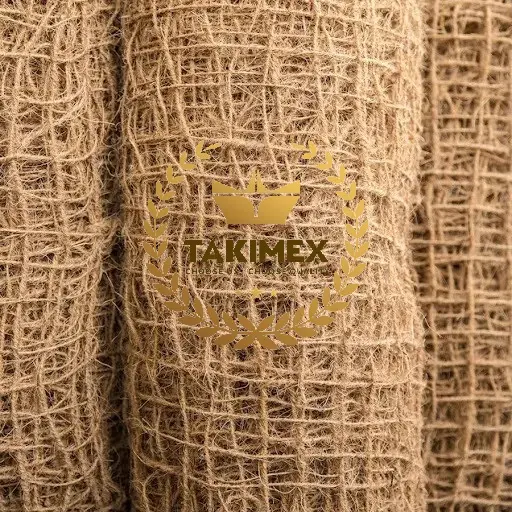 Toprak erozyon kontrolü coir net/hindistan cevizi coir mat/el yapımı hindistan cevizi coir net vietnam'da yapılan