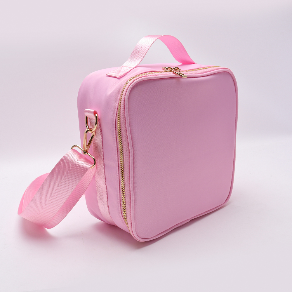 #8 sac à lunch rose bébé