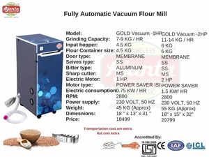 アジャンタ製高性能家庭用小麦粉工場垂直製粉機食品加工機 - Product Image 3