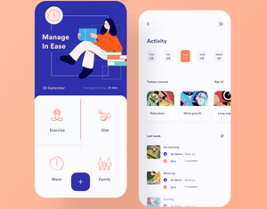 Melhor Fitness Atividade App Design | Android Fitness Tracker App I Workout Planner App Development Company da Índia