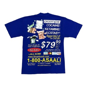 Asaali เสื้อยืดแขนสั้นวินเทจของผู้ชายผ้าฝ้ายคอมบ์หนัก230กรัมเสื้อ100% พิมพ์ลายสกรีนได้หลากหลาย - Product Image 6