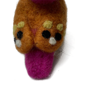 Hot Bán Nz Len Np Nepal Artisan Nỉ Tay Giáng Sinh Bóng Cây Đồ Trang Trí Thân Thiện Với Môi Hoàn toàn Len Cảm Nỉ Mô Hình Thấp Moq - Product Image 4