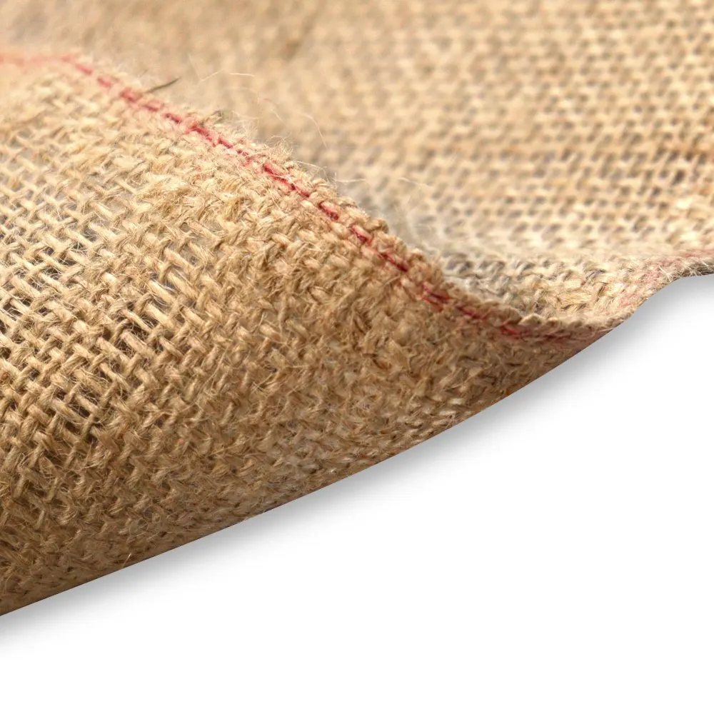 Precio directo más vendido LMC Global Eco-friendly Durable Fabric 100% Yute Arpillera Hessian Cloth para bolsas de verduras y frutas