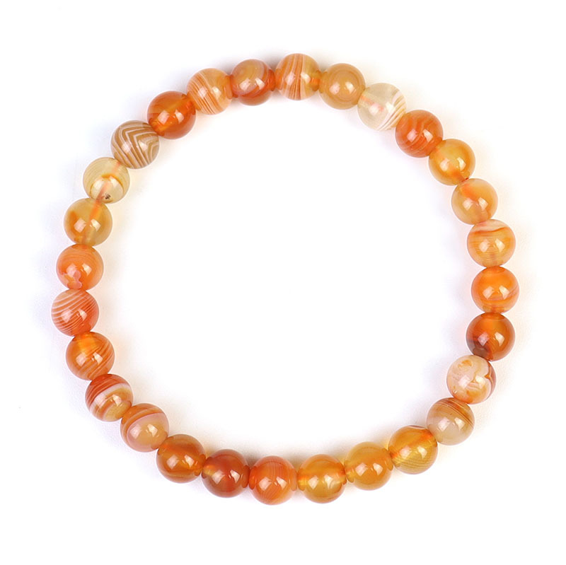 Agate orange du Botswana