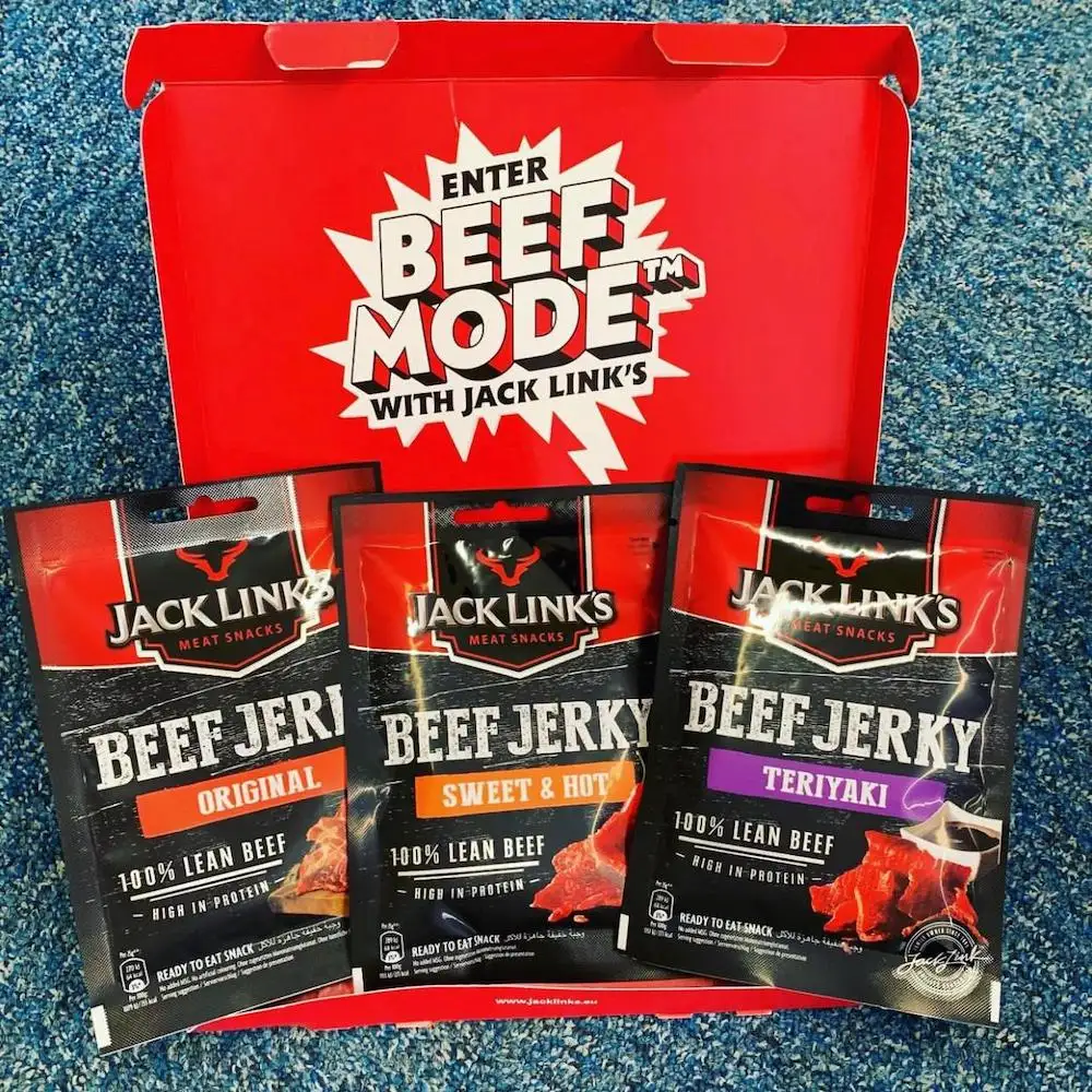 En İyi JACK LINK'S BEEF JERKY 11g Protein yemeye hazır aperatif/satın alın Protein torbalarda % 100% yağsız sığır yüksek ile yapılan sığır sarsıntılı