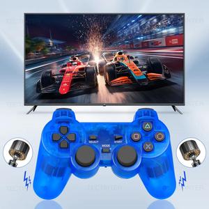 PS2/PS1ゲームパッドデュアル振動ショック用ワイヤレスコントローラソニープレイステーション2ゲームパッドジョイスティックUSB PCゲームコンソール - Product Image 5