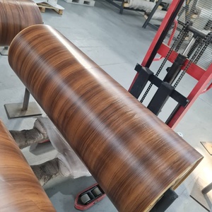 Natural Oak <strong>Wood</strong> Grain PVC Film <strong>Vinyl</strong> Coating Embossed with Protect Layer for Interiors, Wall <strong>Panels</strong>, Floorings, MDF, Kitchen - Product Image 5