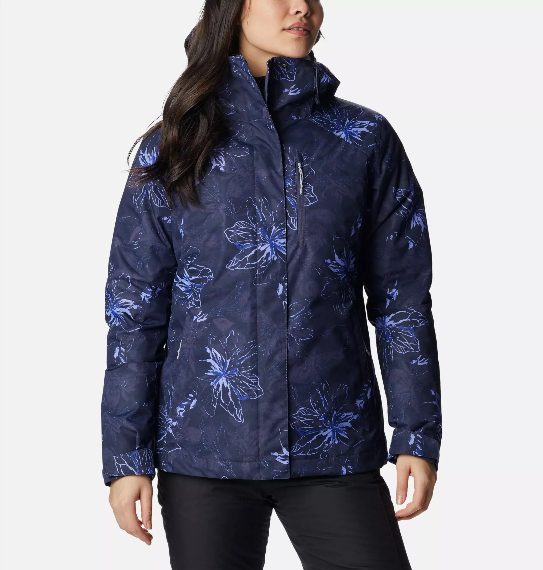 Mujeres deporte al aire libre esquí montaña escalada impermeable chaqueta de esquí ropa deportiva de talla grande nieve cortavientos chaqueta de impresión