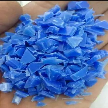 Hdpe Plastic Vlokken/Hdpe Melkflesschroot/Hdpe Blauwe Trommelresten