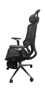 High Strength <strong>Executive</strong> Office Chair Adjustable Headrest Comfortable Mesh <strong>Durable</strong> Damage Resistant for Meetings <strong>Computer</strong> Work - Product Image 3