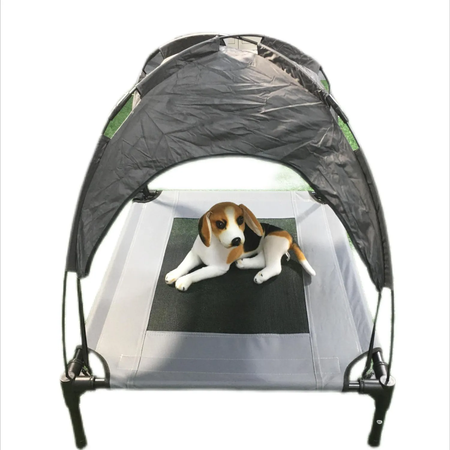Lit pour chien surélevé avec auvent amovible surélevé chat chien lit tente intérieur extérieur lit Portable Camping plage voyage ombre
