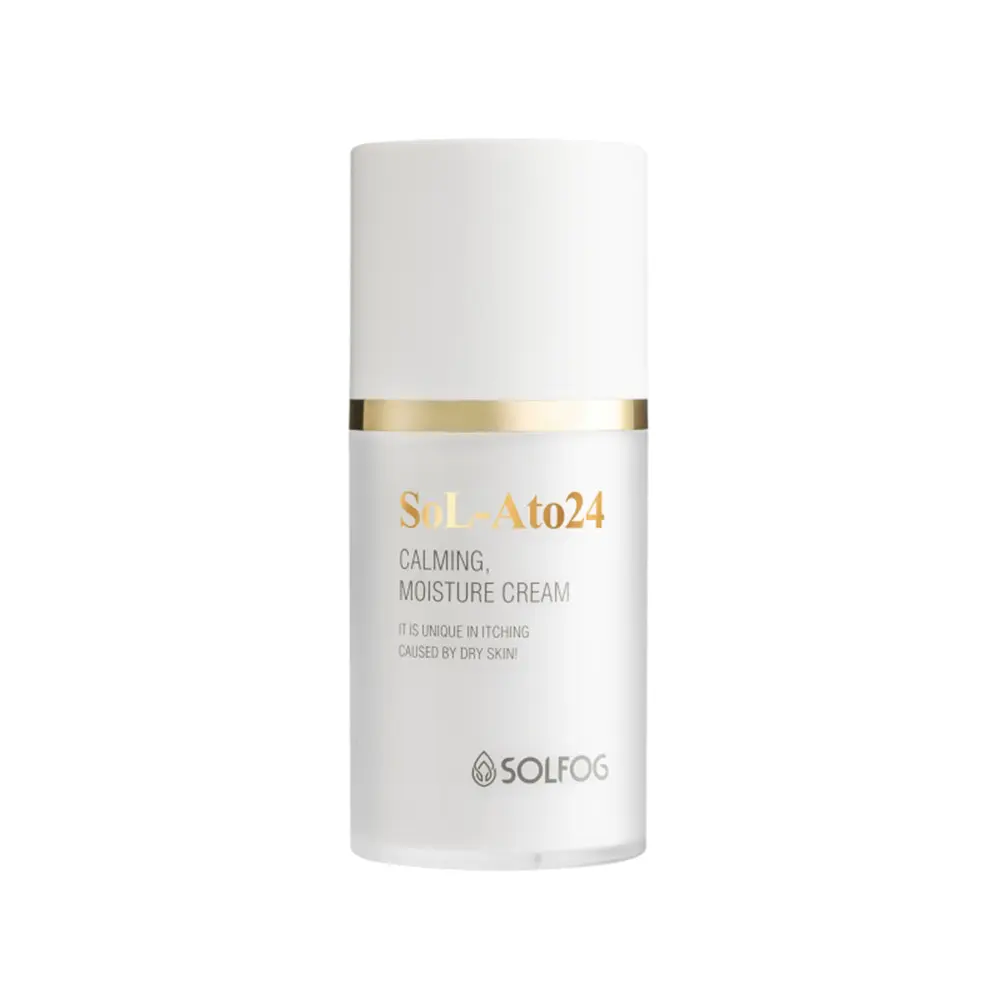 SOLFOG SoL-Ato24 Crème Hydratante Calmante, il est excellent pour les démangeaisons causées par la peau sèche Fabriqué en Corée Meilleure vente