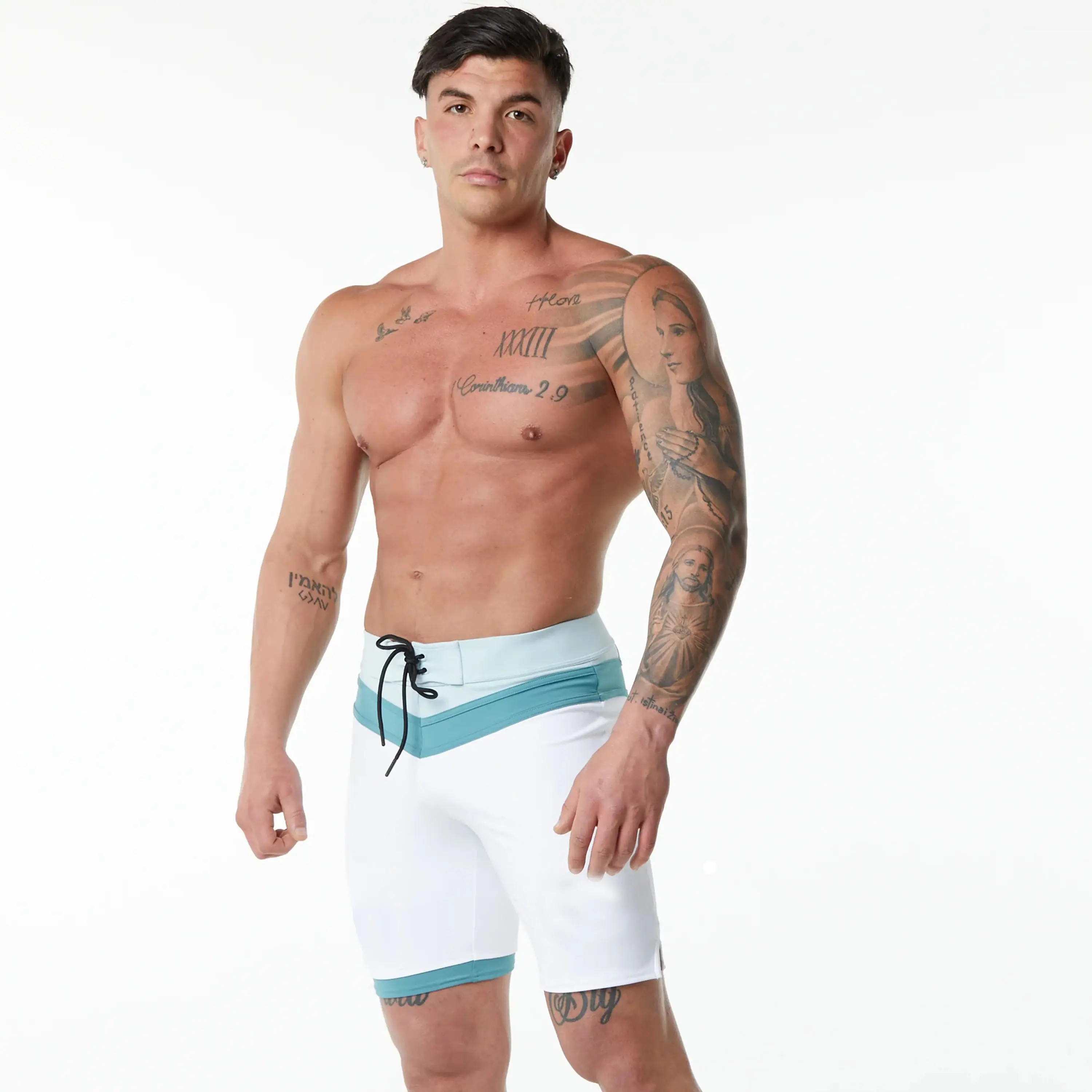 Shorts de banho masculino short, roupa de banho para banheira, roupa de praia de verão, shorts de banho para homens