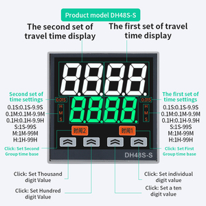 DH48S Mini Timer interruttore Display a Led 110V 220V Ac automatico digitale Timer interruttore relè Timer - Product Image 6