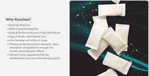 VIGO tùy chỉnh hiệu quả Alpha nootropic túi năng lượng caffeine tự nhiên Taurine L-Tyrosine Alpha gpc Túi caffeine - Product Image 5