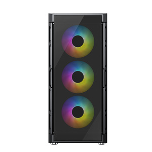 Vendita calda porta aperta pannello laterale in vetro temperato ATX Gaming Case con schermo Display LCD USB3.0 custodia del Computer - Product Image 3