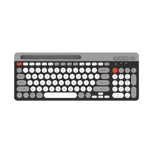 China <strong>Keyboard</strong> Bluetooth Multifunctional Wireless <strong>Keyboard</strong> Office DIY Round Keycap Computer 2.4G <strong>Keyboard</strong> Pc Accessories - Product Image 4
