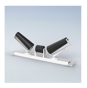 Hiệu suất cao thép không gỉ xách tay bán buôn thép cao su băng tải con lăn - Product Image 1