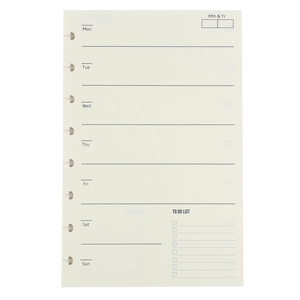 Eagle Weekly Planner Recargas para <span class=keywords><strong>Notebook</strong></span> Discbound A5 Recarga Páginas <span class=keywords><strong>Notebook</strong></span> Papel Suplementar Binder Inserir Dentro Páginas