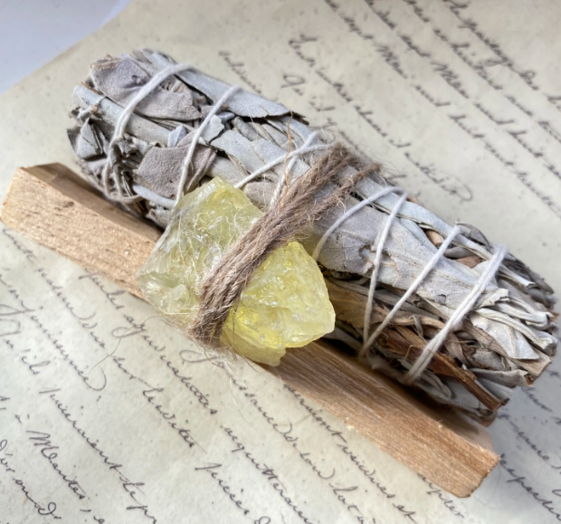 citrine + sage + holywood