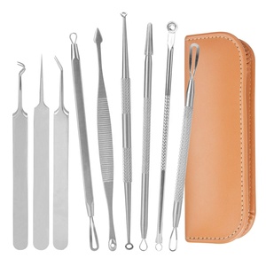 Loại Bỏ Mụn Đầu Đen Mụn Acne Comedone Extractor Công Cụ Kit Không Hướng Dẫn Sử Dụng Điều Trị Cho Mụn Trứng Cá Tì Vết Whitehead Popping Zit Loại Bỏ - Product Image 1