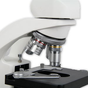 Microscopio biológico de tubo de tracción monocular con fuente de luz LED de alta calidad, diseño moderno elegante para laboratorios de estudiantes - Product Image 4